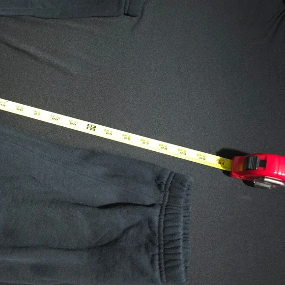 MNML Jogger Sweatpants Mens Black Cotton Blend Drawstring JLounge Size Large - Picture 5 of 13